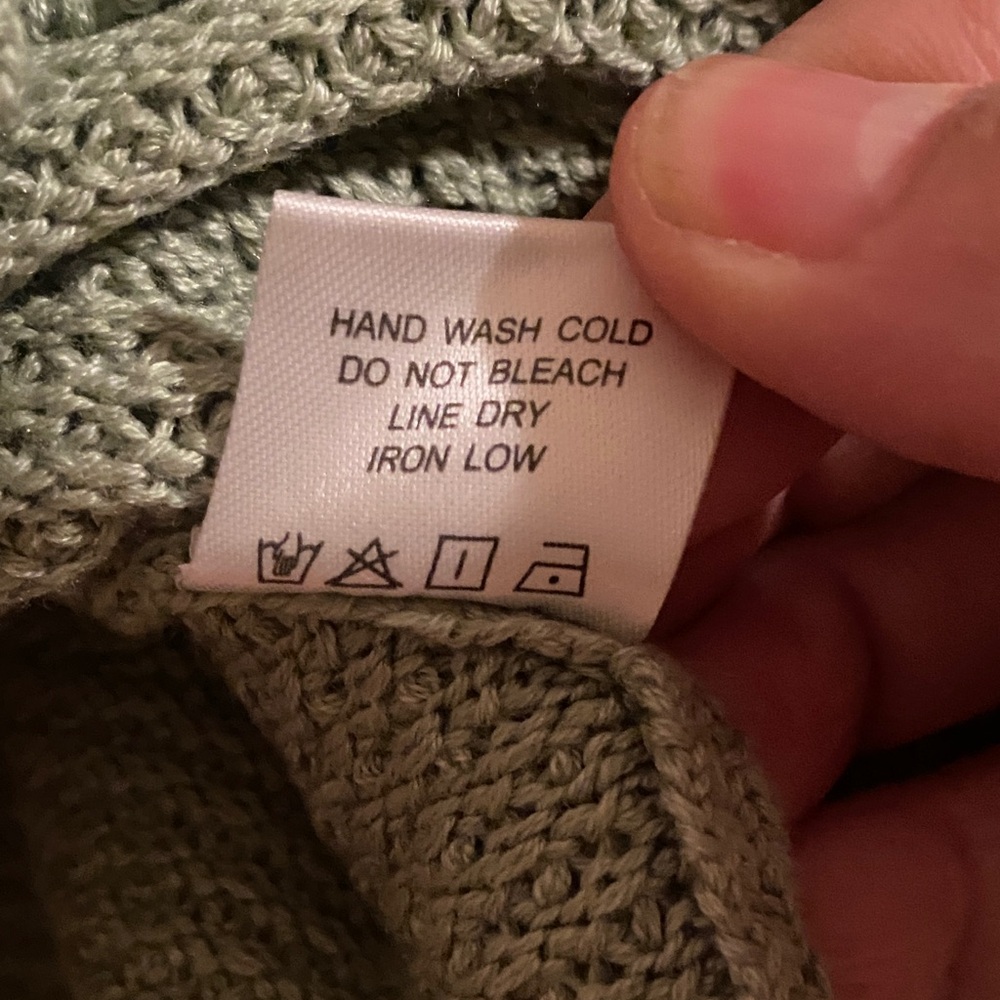 Sage Heyson Waffle Knit Pullover with Buttons - Picture 4 of 10